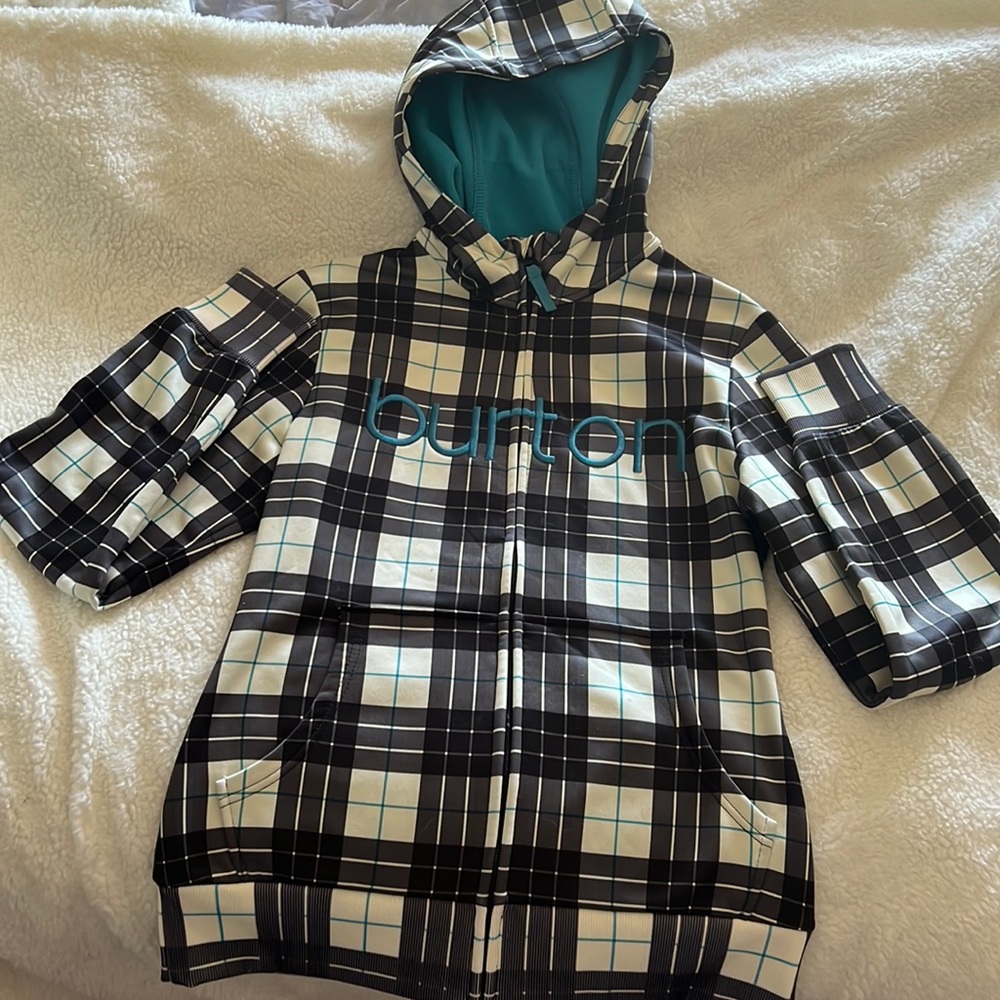 Burton fleece lined Zip Up Jacket